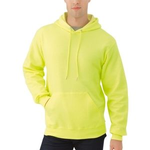 🌿 Men's Safety Yellow Hoodie